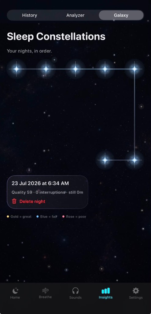 Dreamura galaxy constellations